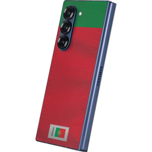 Portugal Soccer Flag Galaxy Z Fold6 Skin